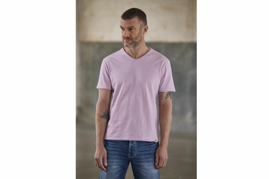 T-Shirts & Polo Shirts | Freeman T Porter Leandro Kansas Slim Fit T-Shirt Man, Lilac