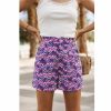 Shorts | Freeman T Porter Vanessa Etnico Wide-Leg Shorts Woman, Blue