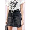 Dresses & Skirts | Freeman T Porter Azalie Short Denim Skirt Woman, Bosilla