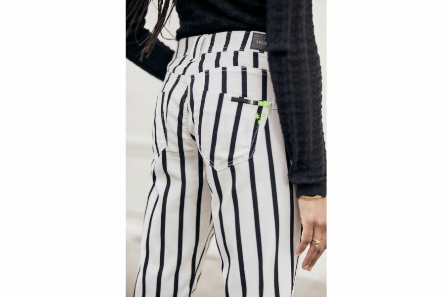 Cropped | Freeman T Porter Timea Lucky Boyfriend Pants Woman, Original