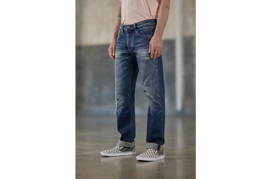 Straight | Freeman T Porter Kurt Straight Jeans Man, Salute