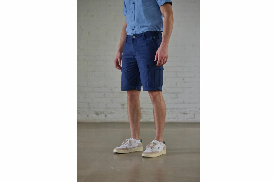 Shorts | Freeman T Porter Oscar Jerrican Straight Cargo Shorts Man, Navy