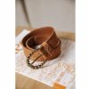 Belts | Freeman T Porter Kalani Leather Belt Woman, Tobacco Brown