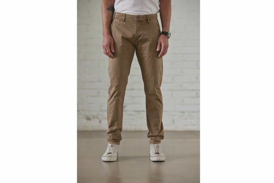 Canvas Pants | Freeman T Porter Gino Bellissimo Slim Fit Chino Pants Man, Lead Gray