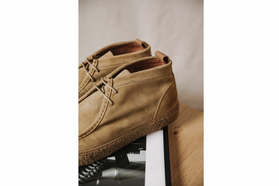 Boots & Sneakers | Freeman T Porter Keo Suede Leather Boots Man, Mushroom