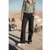 City | Freeman T Porter Agatha Polyneo Wide-Leg Pants Woman, Black