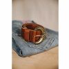 Belts | Freeman T Porter Lenya Leather Belt Woman, Cognac