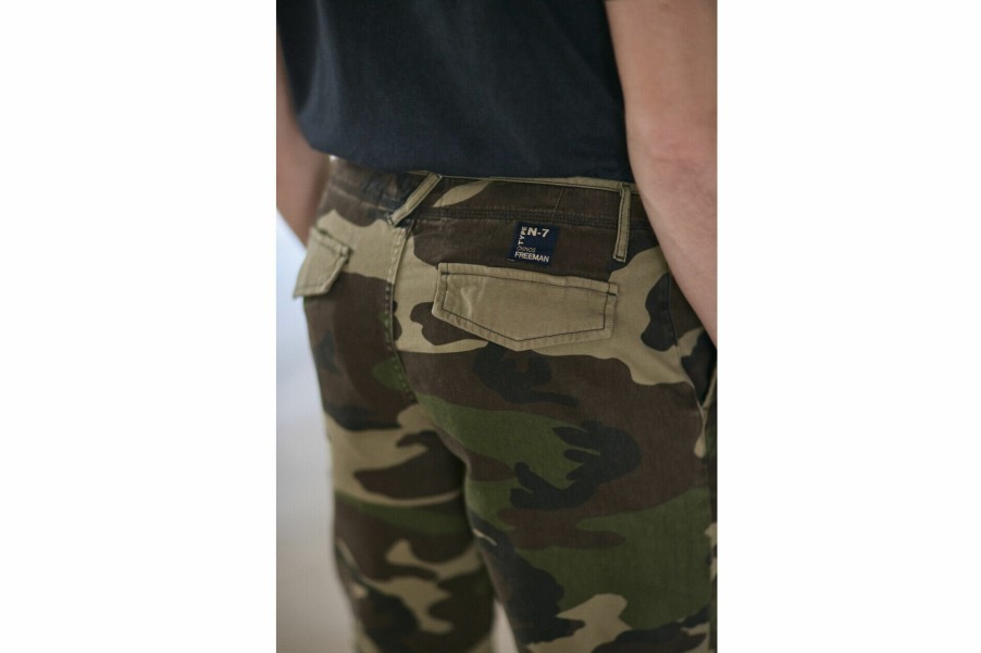 Shorts | Freeman T Porter Wakero Straight Shorts Man, Military Camou