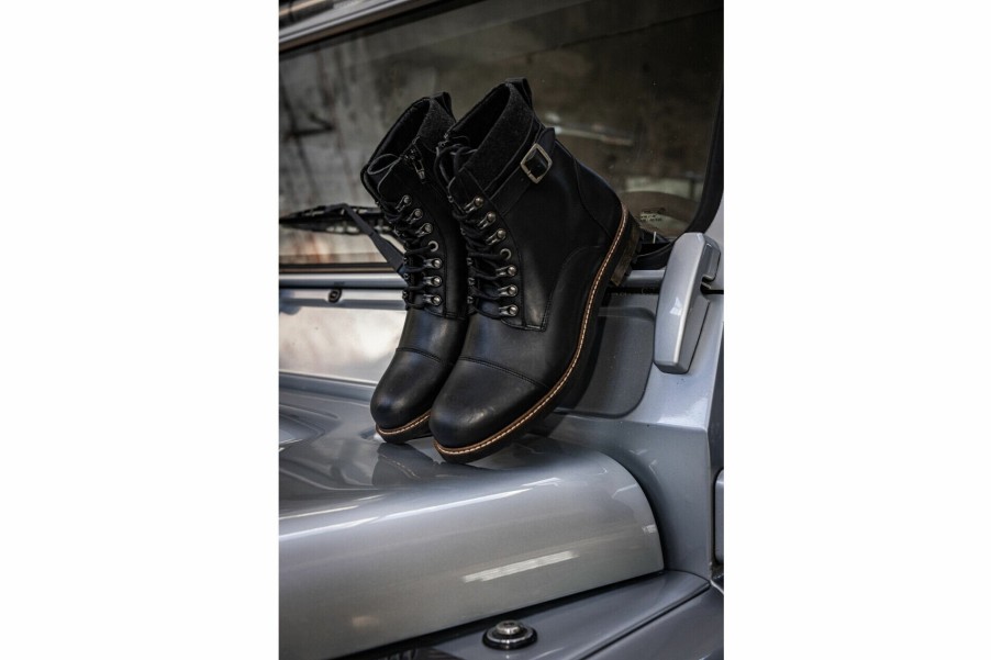 Boots & Sneakers | Freeman T Porter Bram Leather Boots Man, Black