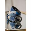 Belts | Freeman T Porter Rafaela Leather Belt Woman, Blue