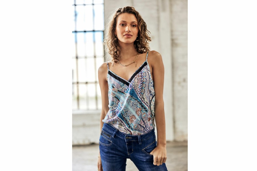 Tops & Shirts | Freeman T Porter Ysa Scarfa Printed Caraco Woman, Original