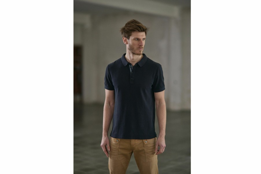 T-Shirts & Polo Shirts | Freeman T Porter Tadley Cotone Straight Polo Shirt Man, Black