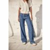 Trends | Freeman T Porter Agatha Denim Wide Leg Jeans Woman, Manzana Med