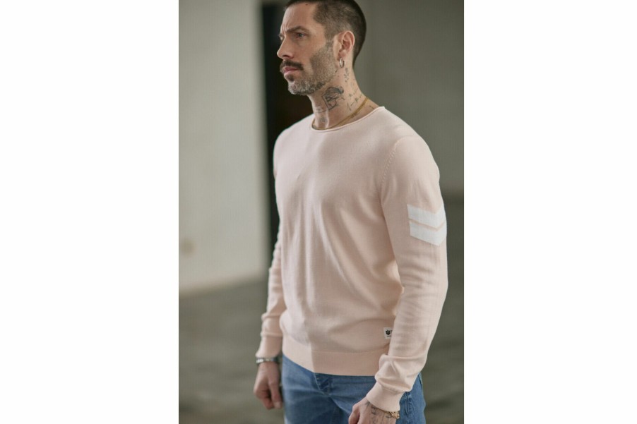 Knitwear & Sweatshirts | Freeman T Porter Sonny Conwy Straight Sweater Man, Peach