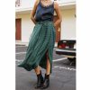 Dresses & Skirts | Freeman T Porter Joya Tie & Dye Midi Slit Skirt Woman, Mallard Green