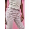 Colored Pants | Freeman T Porter Claudia Polyneo Cropped Pants Woman, Lilac