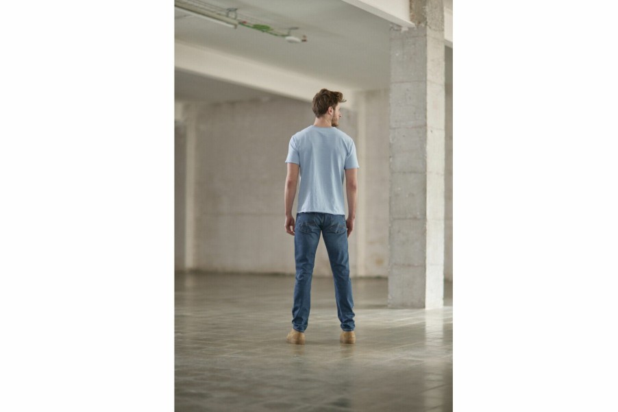 T-Shirts & Polo Shirts | Freeman T Porter Leandro Kansas Slim Fit T-Shirt Man, Blue Sky