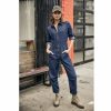 Jumpsuits & Overalls | Freeman T Porter Garance Denim Long Sleeve Jumpsuit Woman, Manzana Dark