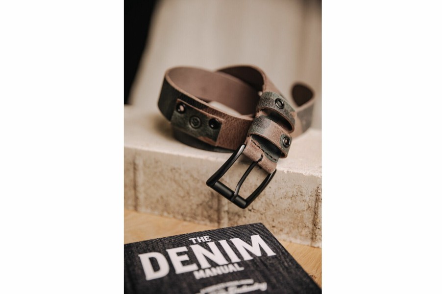 Belts | Freeman T Porter Arsene Leather Belt Man, Camo