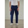 Canvas Pants | Freeman T Porter Mathis Sweeny Cargo Pants Man, Peacoat