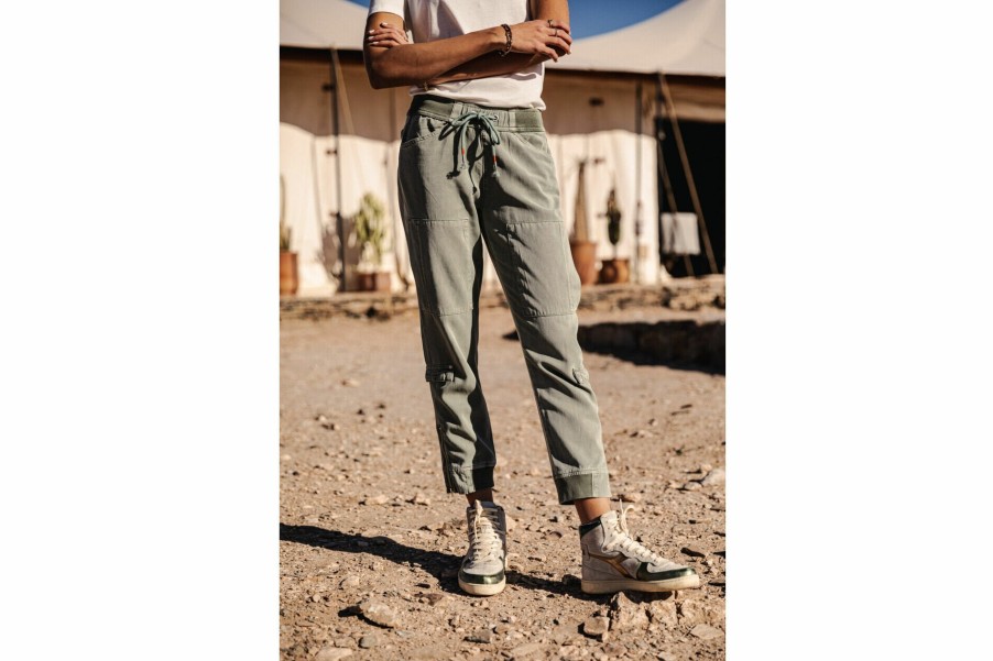 City | Freeman T Porter Celine Jazz Cargo Pants Woman, Lily Pad