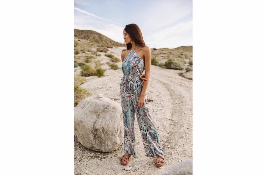 Jumpsuits & Overalls | Freeman T Porter Clae Scarfa Wide-Leg Jumpsuit Woman, Original