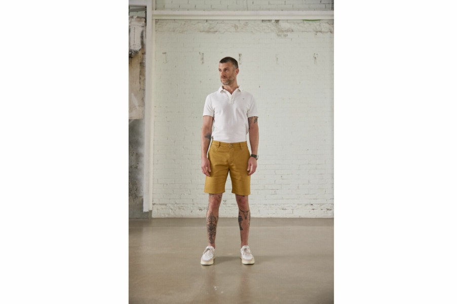 Shorts | Freeman T Porter Gino Short Epic Slim Chino Shorts Man, Bistre