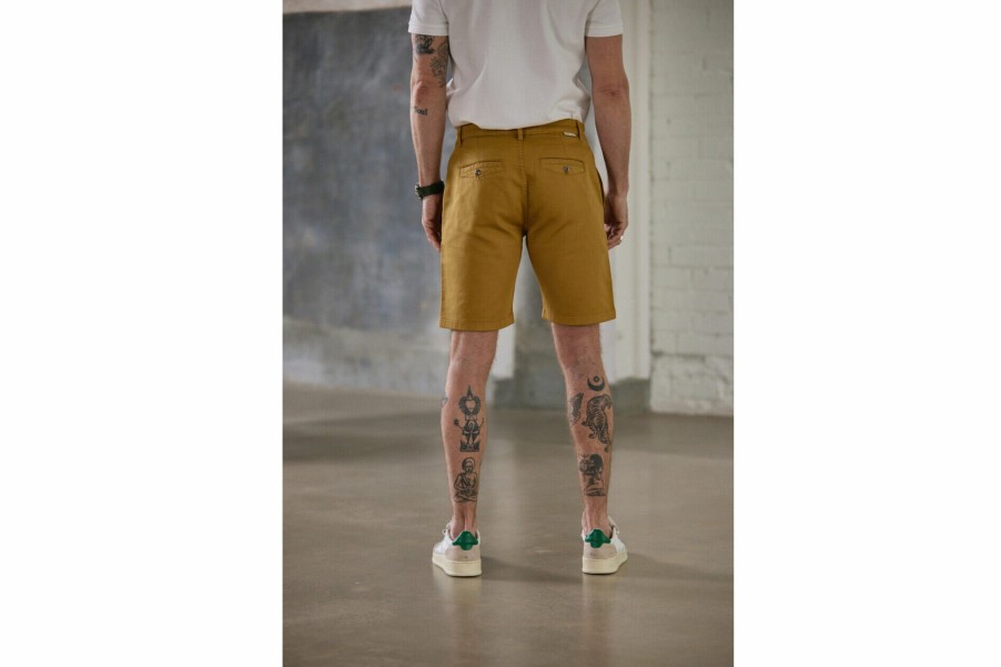 Shorts | Freeman T Porter Gino Short Epic Slim Chino Shorts Man, Bistre