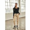 Colored Pants | Freeman T Porter Claudia Felicita Chino Pants Woman, Irish Cream