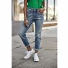 Straight | Freeman T Porter Timea Boyfriend Jeans Woman, Pamplone