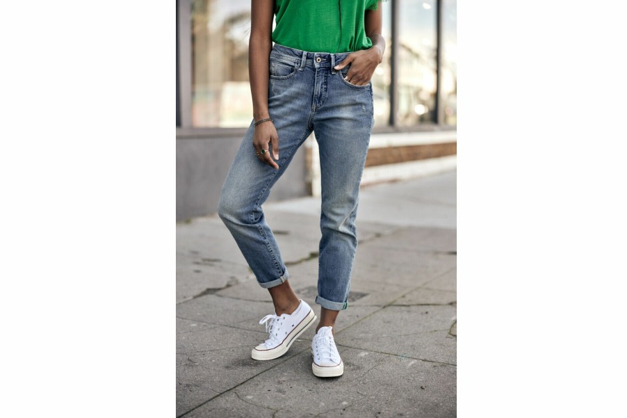 Straight | Freeman T Porter Timea Boyfriend Jeans Woman, Pamplone