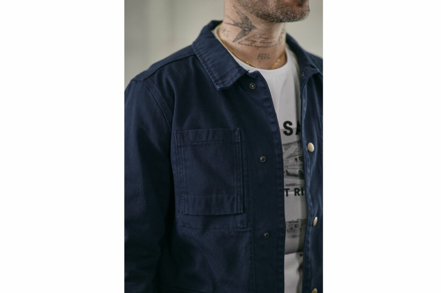 Jackets | Freeman T Porter Luck Workwear Jacket Man, Indigo