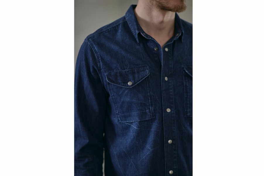 Shirts | Freeman T Porter Rick Denim Jeans Shirt Man, Bolsa