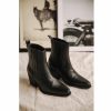 Shoes | Freeman T Porter Teresa Crust Leather Boots Woman, Black