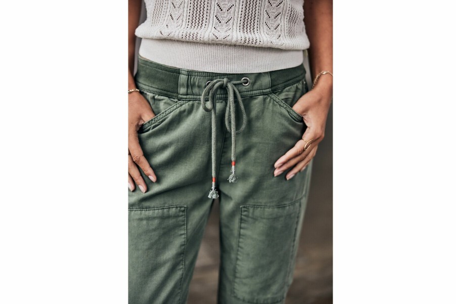 City | Freeman T Porter Celine Jazz Cargo Pants Woman, Laurel Wreath