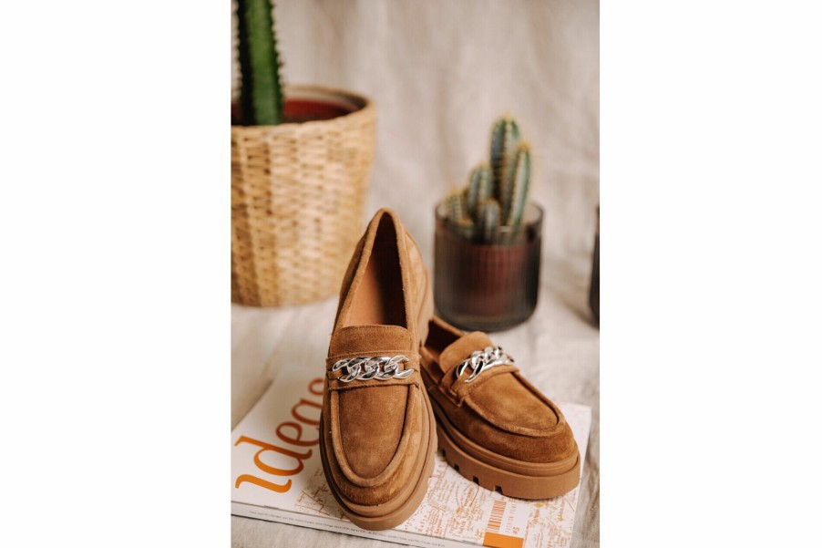 Shoes | Freeman T Porter Caro Moccasins Woman, Camel