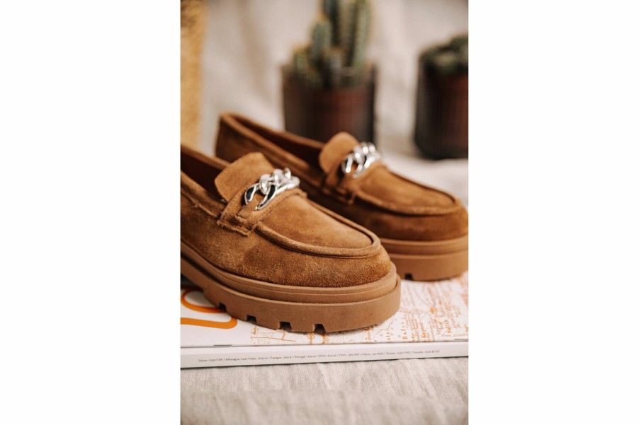 Shoes | Freeman T Porter Caro Moccasins Woman, Camel