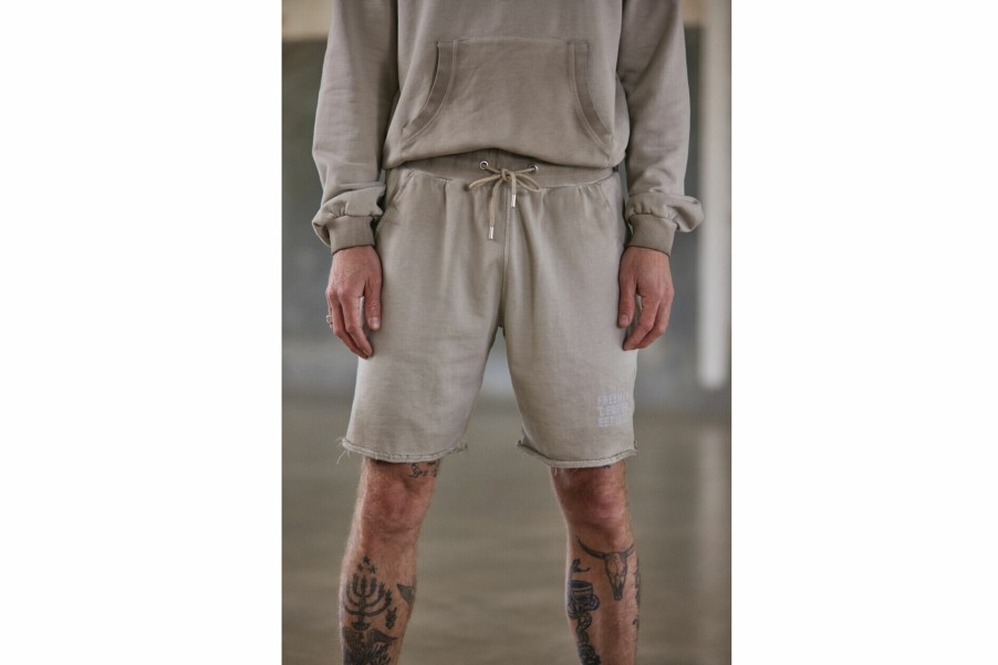 Shorts | Freeman T Porter Aaron Chillout Jogg Style Shorts Man, Overcast