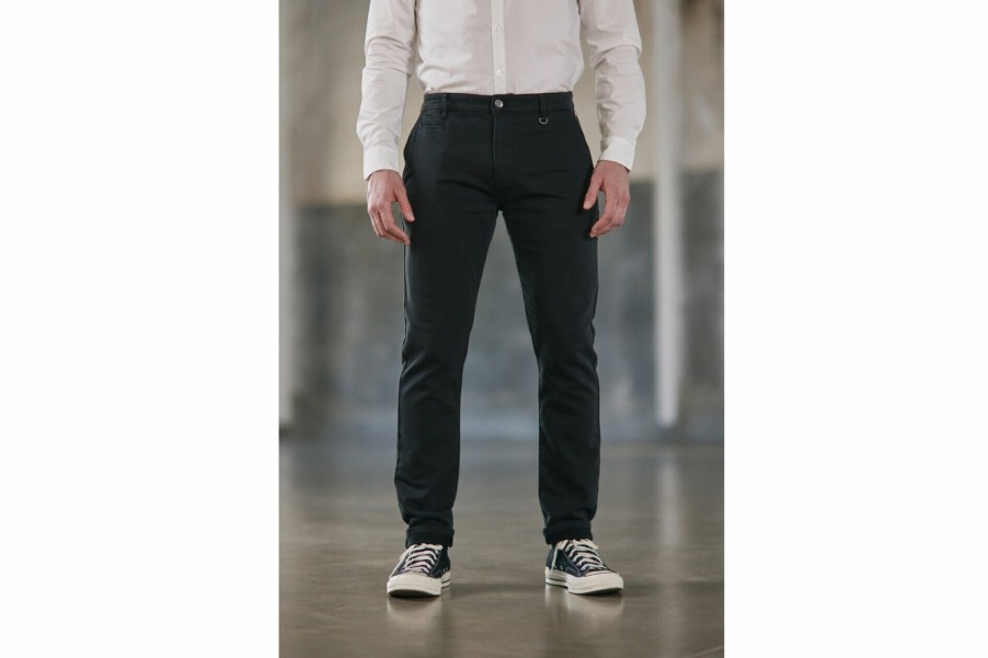 Canvas Pants | Freeman T Porter Gino Epic Slim Fit Chino Pants Man, Anthra