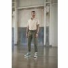 Straight | Freeman T Porter Alexis Yago Cropped Pants Man, Deep Lichen Green