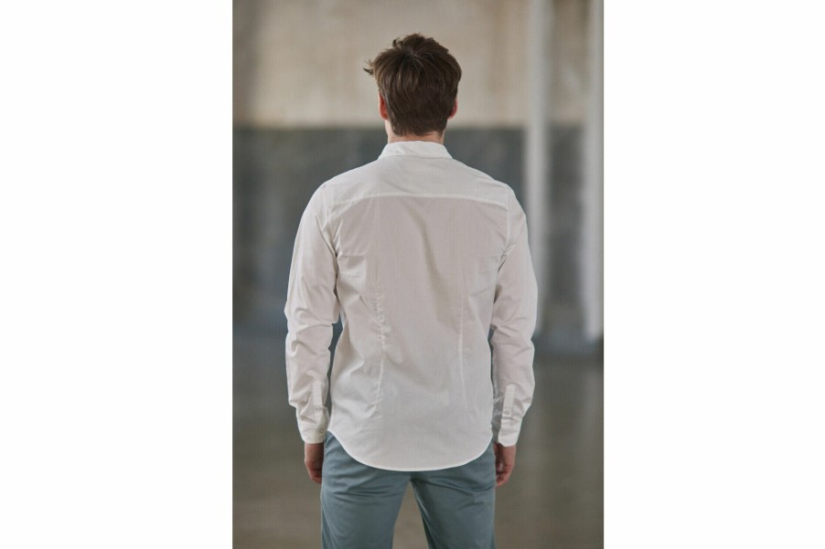 Shirts | Freeman T Porter Yoris Poplin Slim Fit Shirt Man, Bright White