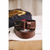 Belts | Freeman T Porter Agust Leather Belt Man, Brown