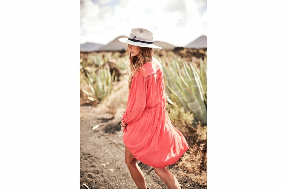 Dresses & Skirts | Freeman T Porter Rafilda Plain Color Short Dress Woman, Cayenne