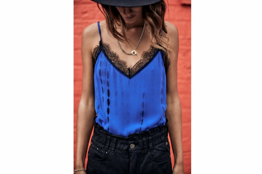 Tops & Shirts | Freeman T Porter Selia Tie & Dye Caraco Lace Woman, Surf The Web