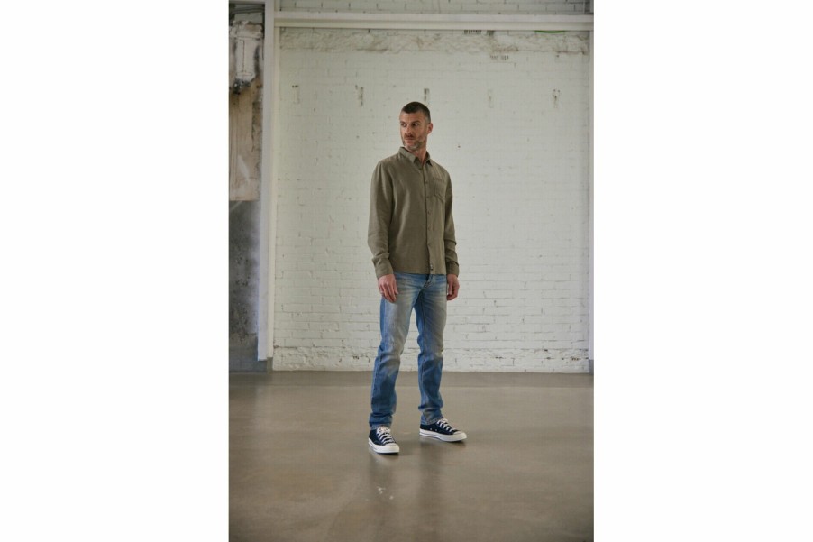 Straight | Freeman T Porter Kurt Straight Jeans Man, Shark