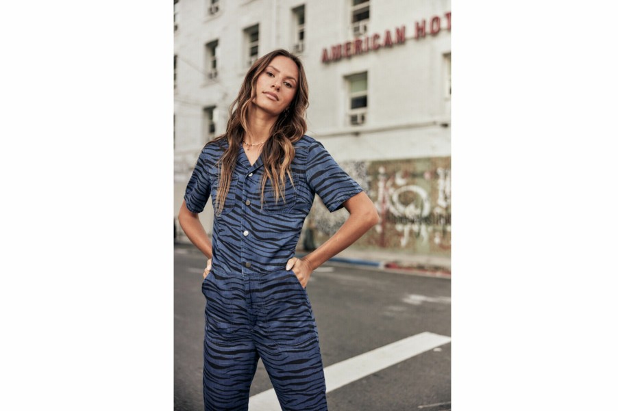 Jumpsuits & Overalls | Freeman T Porter Tifany Zebrana Fitted Jumpsuit Woman, Original