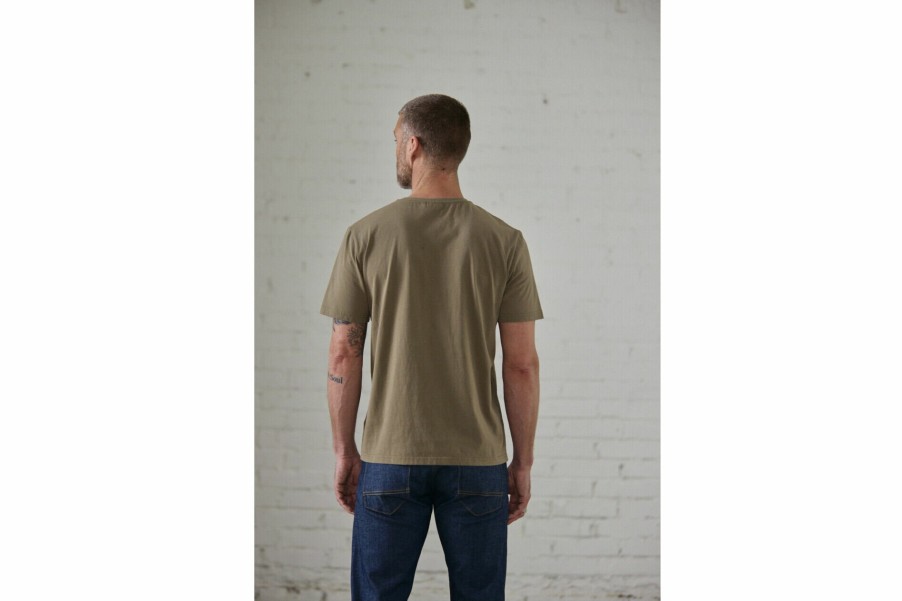 T-Shirts & Polo Shirts | Freeman T Porter Ivander Crew Short Sleeve T-Shirt Man, Deep Lichen Green