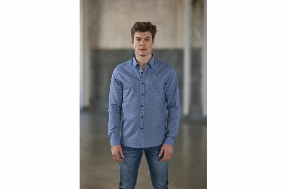 Shirts | Freeman T Porter Yoris Bizantino Slim Fit Shirt Man, Original