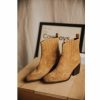 Shoes | Freeman T Porter Teresa Flame Leather Boots Woman, Cognac