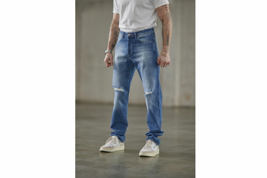 Straight | Freeman T Porter Phoenix Denim Straight Jeans Man, Brock